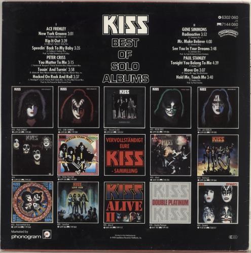 Kiss Best Of Solo Albums Dutch vinyl LP album (LP record) (718795)